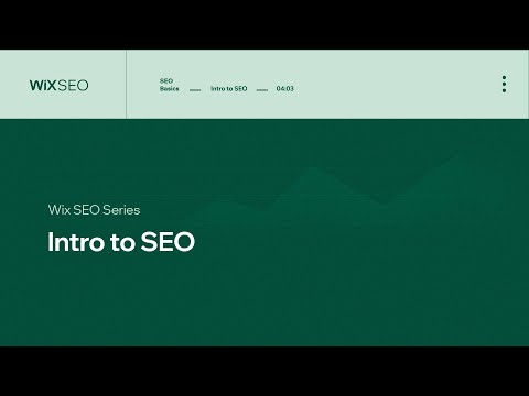 Intro to SEO | Wix SEO