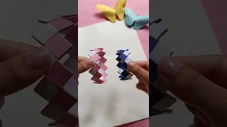 Paper bracelet without glue #youtubeshorts #shortsfeed #diycrafts #viralshorts #trending