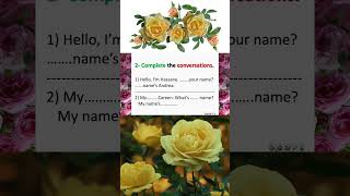 Learn Basic Qs & As in exam format 2A #english #englishlanguage #learnenglish #englishgrammar