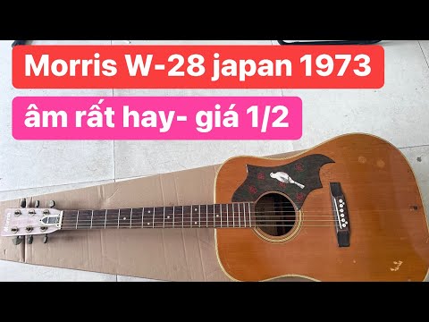 Đàn guitar Morris W-28 japan 1973 âm rất hay. Giá: 2tr200k guitar morris, guitar nhật 0936057750