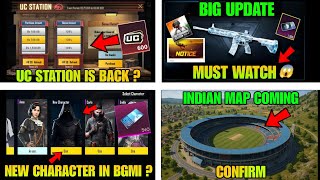 BIG UPDATE 😱 FREE Character Voucher Event /Bgmi 4.0 Update /M416 GLACIER & UC STATION BACK /NEW MAP 