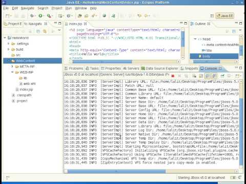 Eclipse Jboss5 Setup