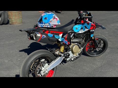 Day 2 MotoVlog Racing the AMA SuperMoto on the Ducati Hypermotard 698 Mono RVE