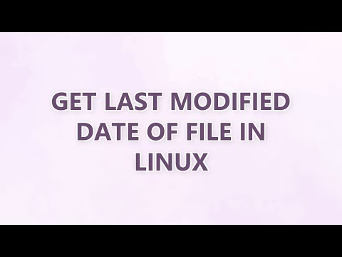 Get Last Modified Date of File in Linux (3 SOLUTIONS!!)