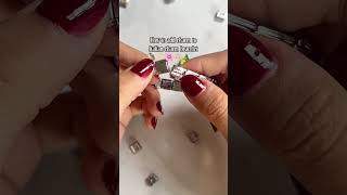 How to add charm to Italian charm bracelet ✨💖 #italiancharmbracelet #jewelry