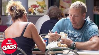 Food Court Pranks 🍲 🍔  | Just For Laughs Gags