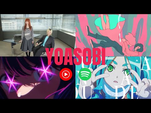 YOASOBI - 再生回数ランキング【YOASOBIサビメドレー】