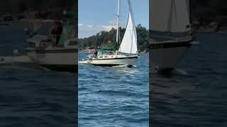 Cal 34 Under Sail - Gulf Islands SAILING #seashanty #sailboat #sailing #canada