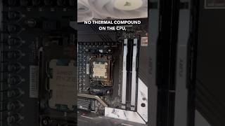 NO THERMAL PASTE!!! #shorts #pc #gamingcomputer #computerrepair #gamingpc #pcrepair #gamingrig