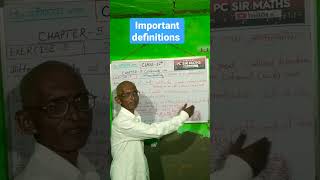 Class 12 maths Chapter 5 Continuity and Differentiability important definitions of Differentiability