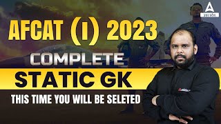 AFCAT (I) 2023 Complete Static GK (This time you will be Seleted)