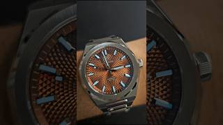 Cronos L6028 V3 w/ burnt orange rhombus dial - HDR #watches #watchtime #wristroll