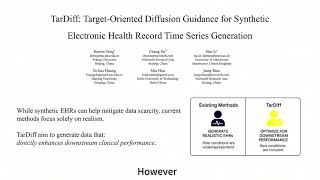 KDD 2025 - TarDiff: Target-Oriented Diffusion Guidance for Synthetic Electronic Health Record