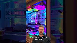 Custom loop PC cooling explained! 😄#gamingpc #custompc #customloop #pchardware #watercooling
