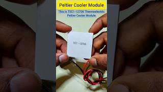 Peltier Cooler Module 😲 Electronics Project 🔥🔥 #shorts #electroeshu #experiment #peltier #electronic