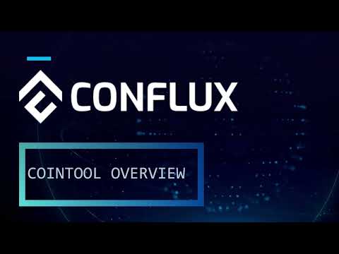 Cointool Overview | Conflux Development Overview