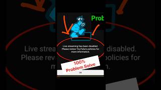 😭 Live streaming has been disabled. Please review YouTube's policies for more information / #shorts