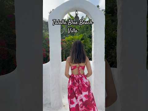Santorini in Lanka🤍🩵 #talallabluebeachvilla #travel #travelsrilanka #sinhalavlogs #hotels #shorts