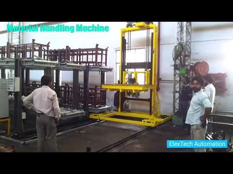 PLC, VFD based Material Handling Machine programming