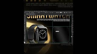 SMARTWATCH Social Media Post Design In Photoshop
