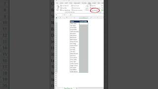 Excel tips : Drop down list In Excel in one second #shorts #viral #short #exceltips