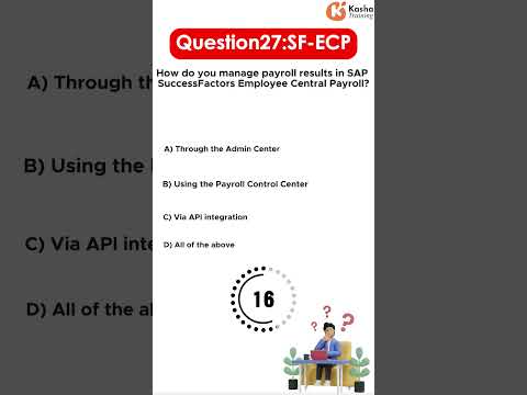 SF ECP "Cert Qs": How do you manage payroll results in SAP SuccessFactors Employee Central Payroll?