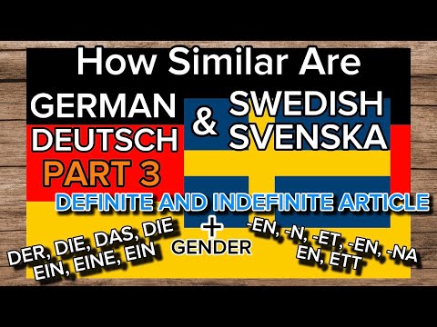 German & Swedish Articles Explained: Definite, Indefinite, and Cases! | Part 3