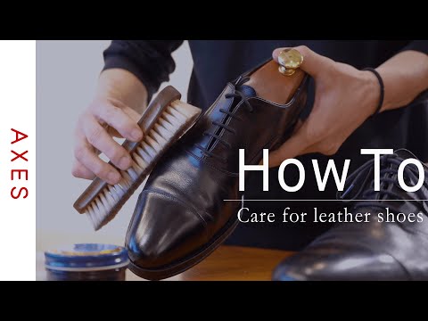 Easy even for beginners! How to care for leather shoes!【HowTo】