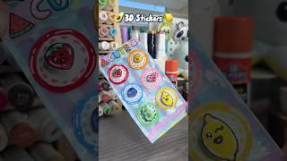 🍋Cute 3D DIY stickers!? #stikers #diysticker #papercraft #cutecrafts #minicraft #diy #cute