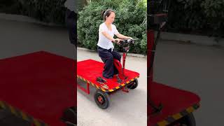 Electric flatbed truck#Warehouse logistics factory transporter