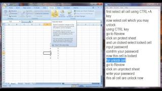 how to lock cell in excel