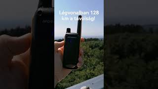 Adó-vevő hatótáv teszt | 128 km | Motorola TLKR T82 Extreme