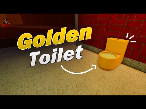Golden Toilet - Roblox Refinery Caves