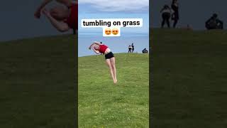 tumbling at gym vs on grass