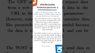 Web development interview question -5 | #html #css #webdesign #ui #shortvideo #shorts #code #career