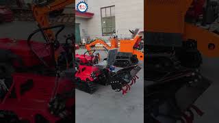 Comparing Mini Wheeled Tractor Cultivator Vs Mini Crawler Rotary Tiller #minicultivator #rotavator