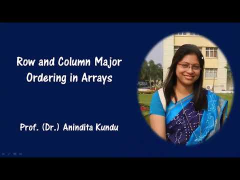 Lecture 3: How are arrays stored in the computer's memory? #rowmajor #coloumnmajor