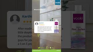 vooki Floor + Surface Cleaner | Customer Testimonials