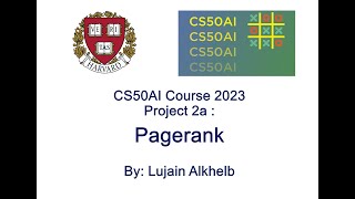 PageRank - CS50AI PageRank Algorithm Project Demo