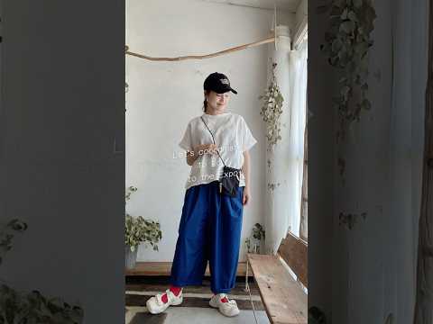 【万博コーディネート】☆expo2025涼しく可愛く楽しみたい♩オススメコーデ3選！#shorts #coordinate #ootd #万博#夏コーデ
