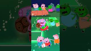 Peppa pig Exe vs Scary Zombie Simpsons Cover Tiles Hop Coffin Dance #1457 #shortvideo