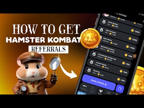 Tricks 🥺to get referrals | how to get hamster Kombat referrals