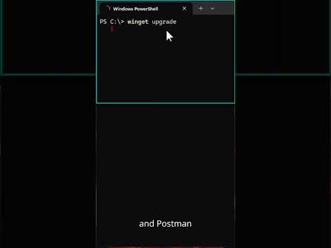 Winget Trick to Update All Apps Instantly! #Shorts