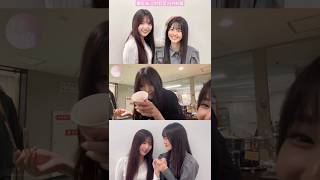 櫻坂46 上村莉菜 向井純葉 シュウマイの言い方が可愛いむーちゃんとゲラいとちゃん #ローソン にて12月26日から1月11日まで店内放送がながれます。