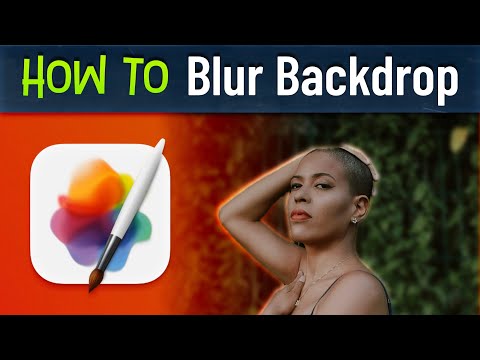 How to Blur just the Backdrop in Pixelmator Pro