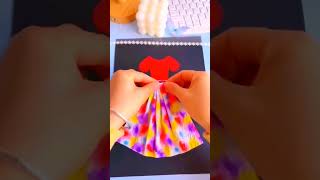 Making a skirt #DIY #forkids #recycling #easydiys #creativehandmade #kidsdiy #kidstoy #creative #int
