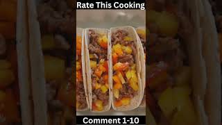 How to Cook Beef Tacos🌮#shorts #howtocook #beeftacos