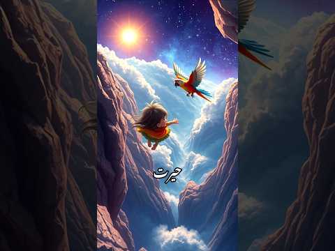 "پرندے کے پروں پر سوار خوشی کا سفر!"A joyful journey on the wings of a bird!