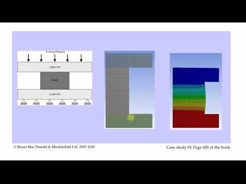 Plane Strain Forging Simulation of a Block using ANSYS Workbench