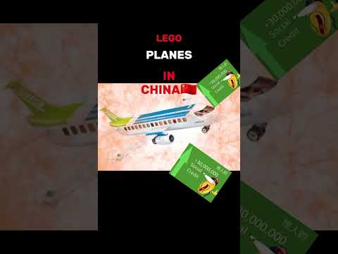 Lego planes in china 💀#sluban #legoplane #aviation